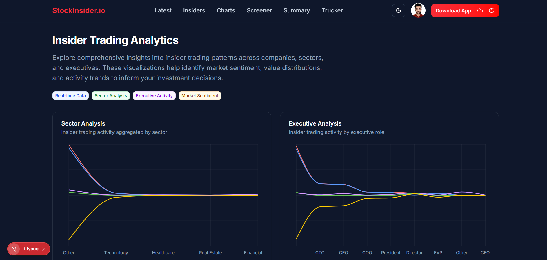 StockInsider.io Screenshot 3